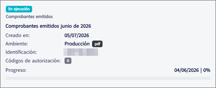 Descargador Masivo SRI: descarga iniciada y en progreso